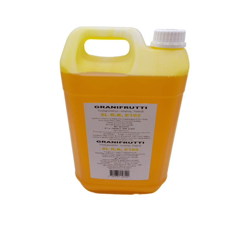 Sirop voor granita met red bull smaak 5L