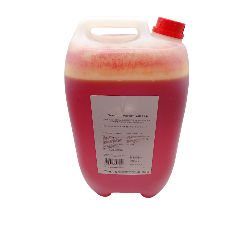 Sirop à granita Granifrutti goût fruit de la passion 10L