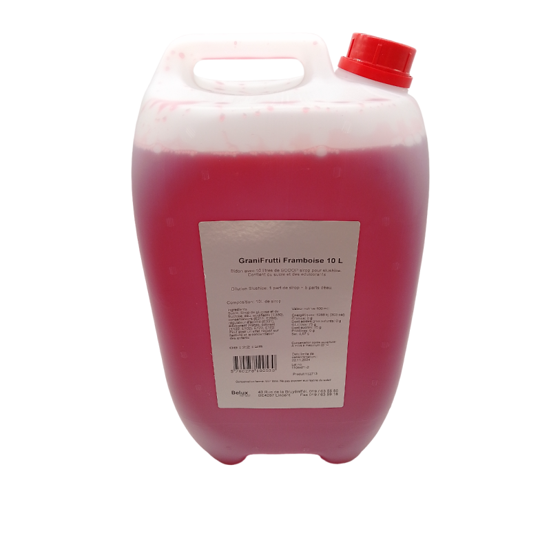 Granita siroop met frambozensmaak 10L