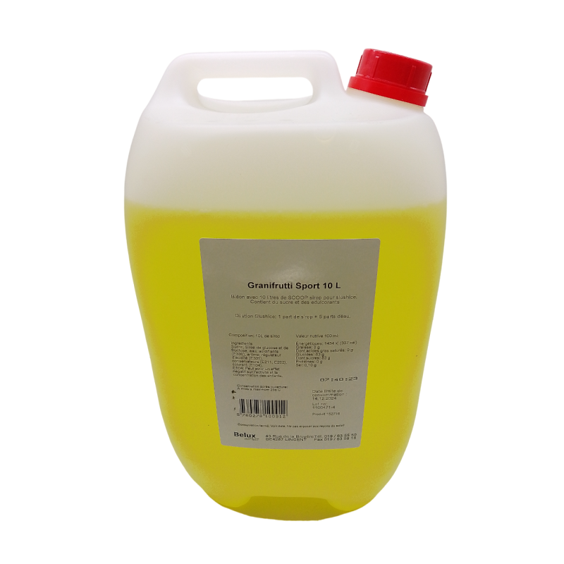 Granita siroop met citroensmaak 10L