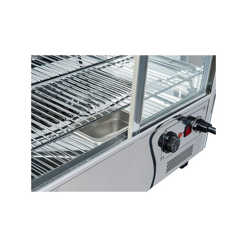 Vitrine chaude de comptoir - RH160 | Livraison Gratuite