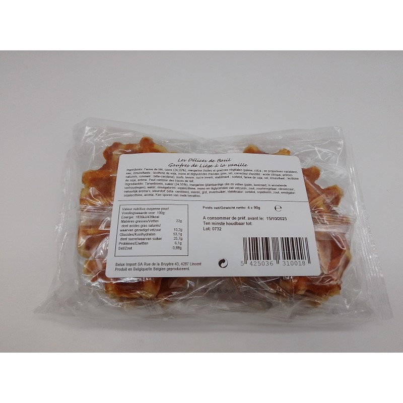 Gaufres de Liège 12 x 360 g
