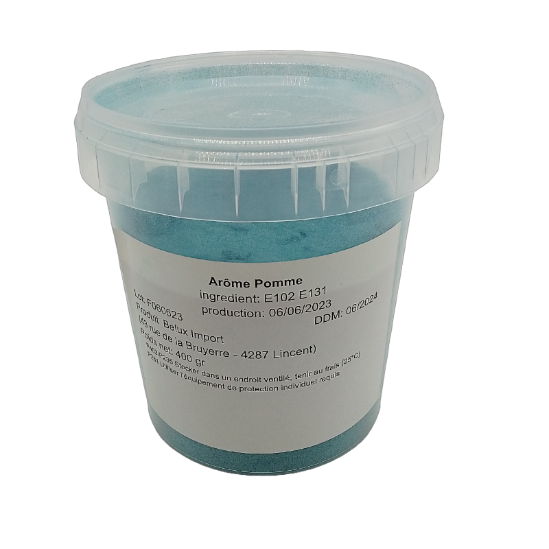 Flossine voor Suikerspin met appelsmaak - 400 G