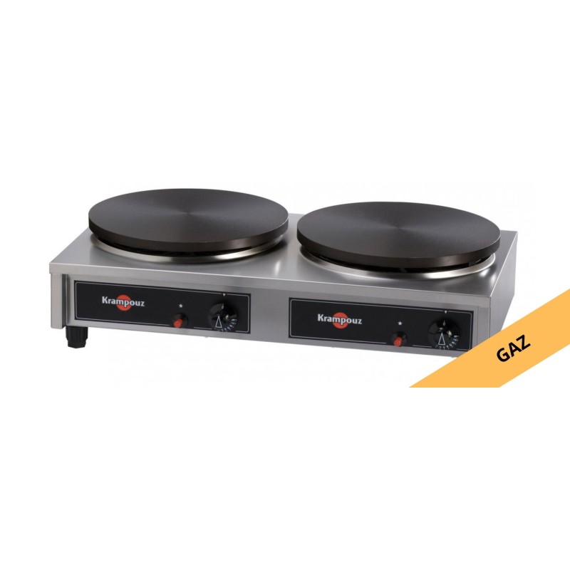 Dubbele Gas Crêpe Maker 40 cm | Gratis Bezorging