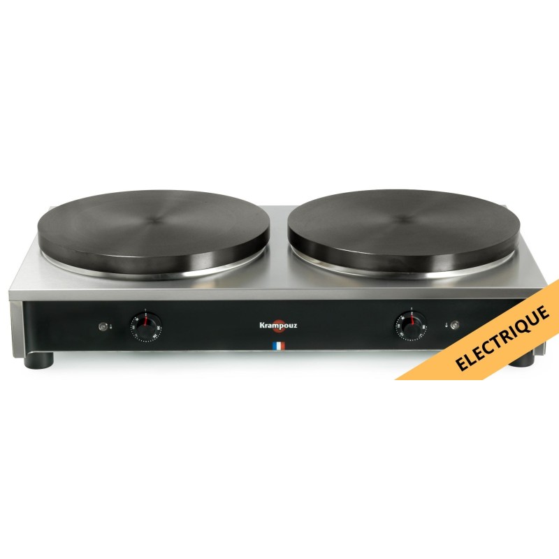 Dubbele elektrische pannenkoekenpan 40 cm | Gratis Bezorging