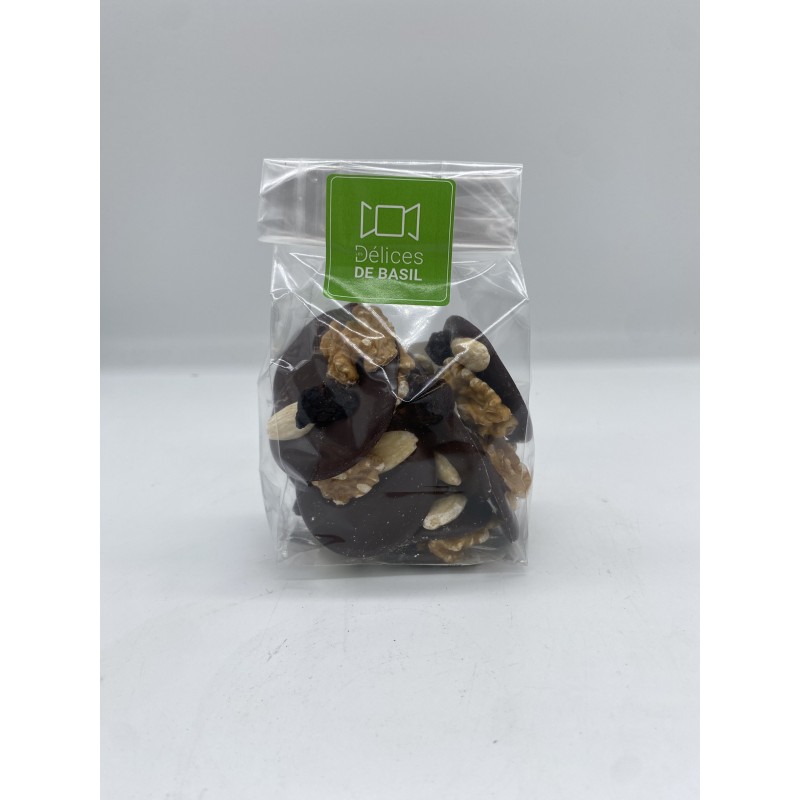 Mendiants fondant aux chocolats - 5x150 g Les délices de Basil