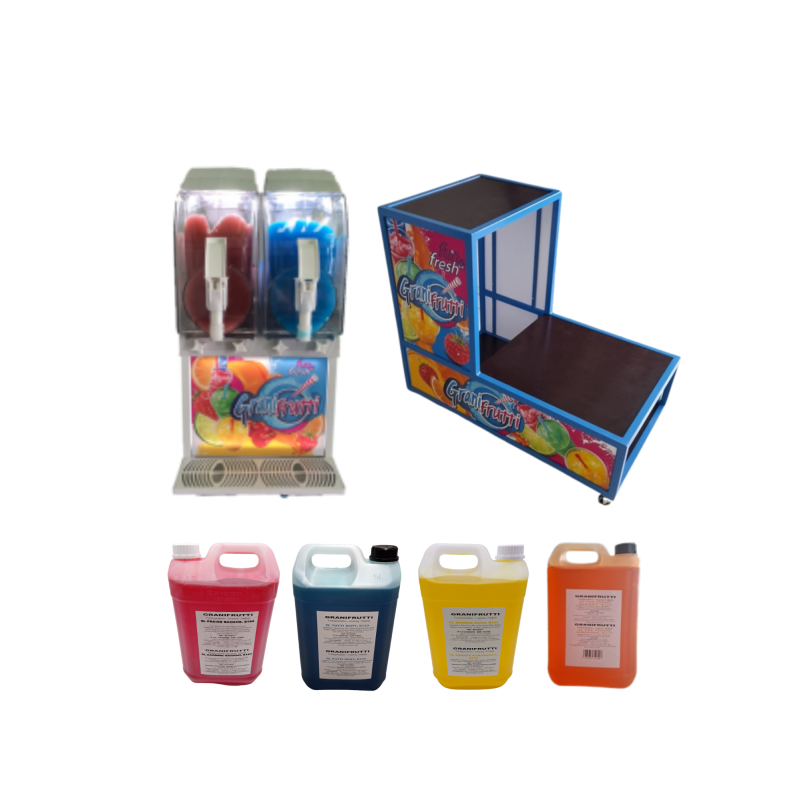Granita Pack - IPRO2 + dubbele kar + 4x5L granitasiroop