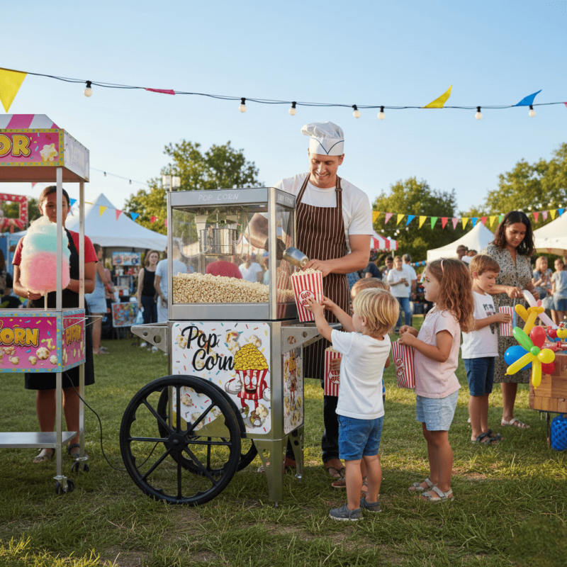 Popcorn Machine - Jolly Doppio | Gratis Bezorging