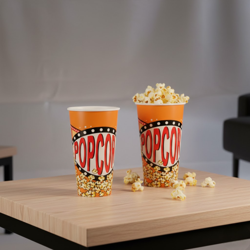 Popcorn bakjes - Groot - 300 stks