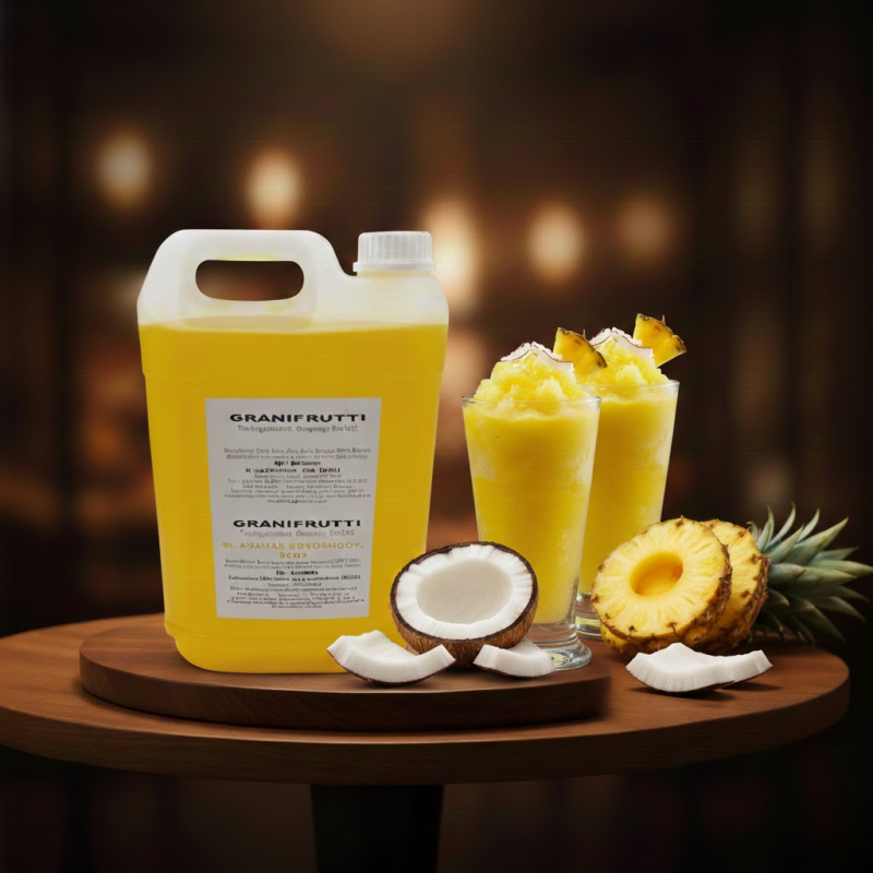 Sirop pour granita Granifrutti goût ananas-coco 5L