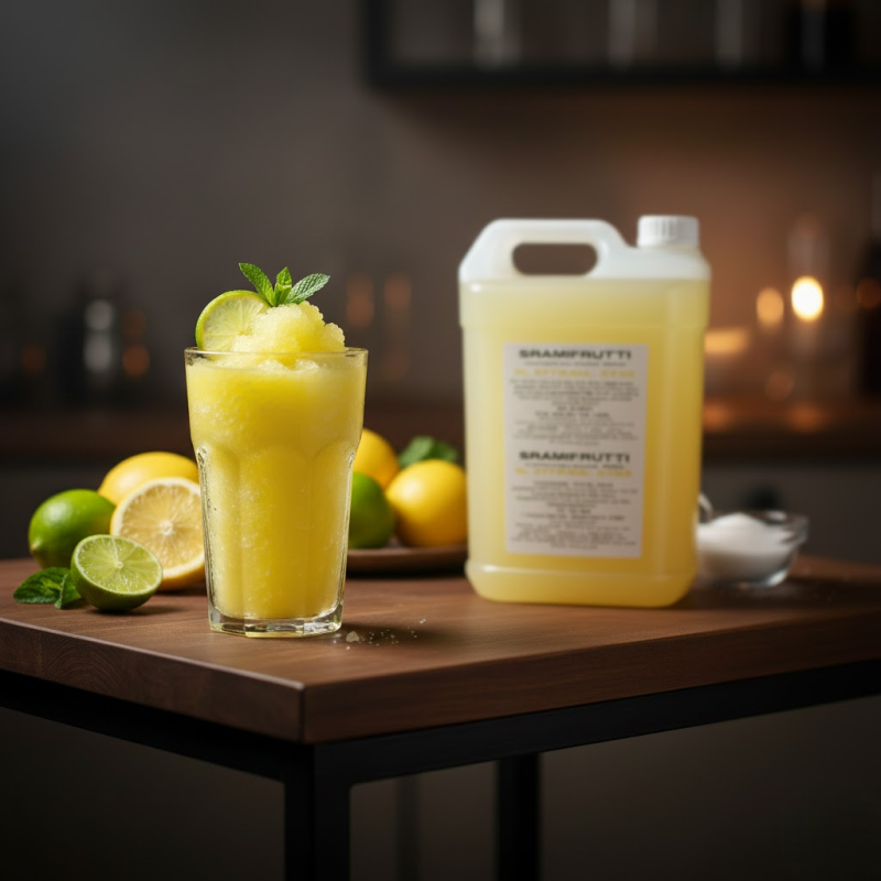 Granita siroop met citroensmaak 10L