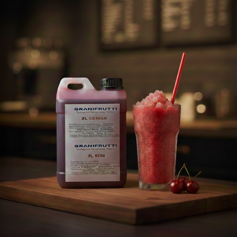 Geconcentreerde siroop voor granita met kersensmaak 2L