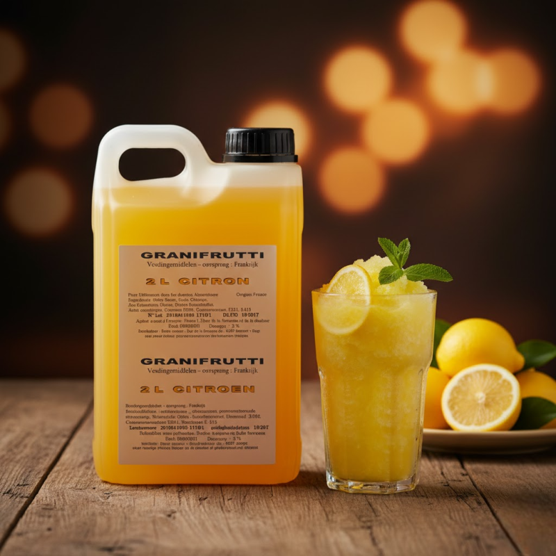 Geconcentreerde siroop voor granita met citroensmaak 2L