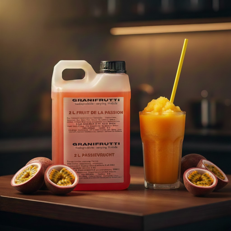 Sirop concentré pour granita Granifrutti goût fruit de la passion 2L