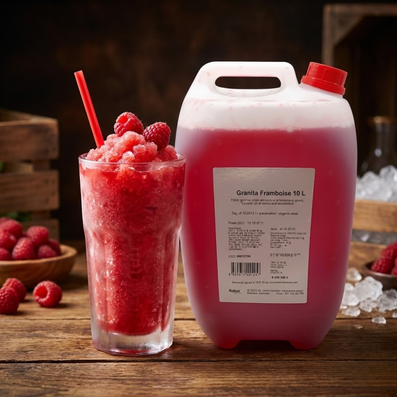 Sirop à granita Granifrutti goût framboise 10L