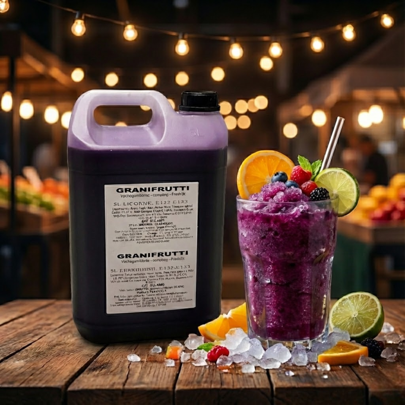 Sirop granita Licorne au goût Tutti Frutti de "Granifrutti"