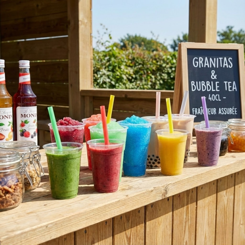 Plastic bekers 40 CL - Hoeveelheid: 1000 ST