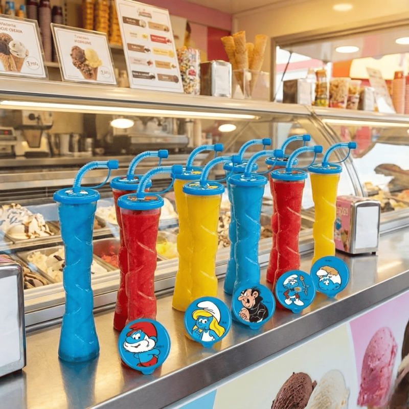 Granita-fles met Smurf-motief - 54 stks