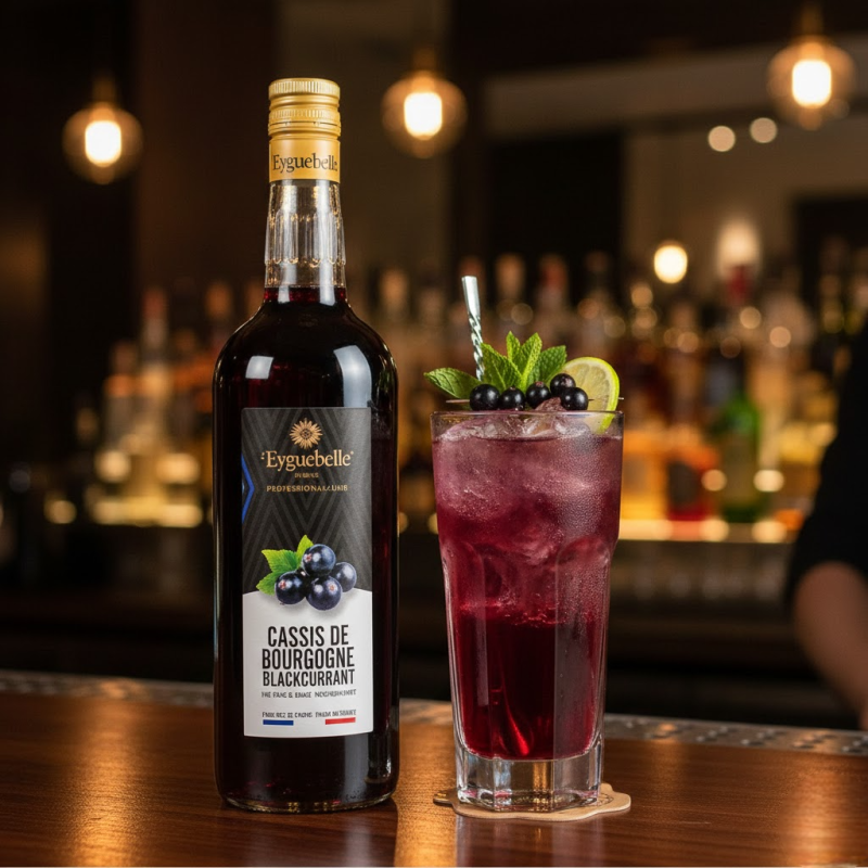 Eyguebelle siroop met Bourgondische zwarte bessensmaak - 1 L