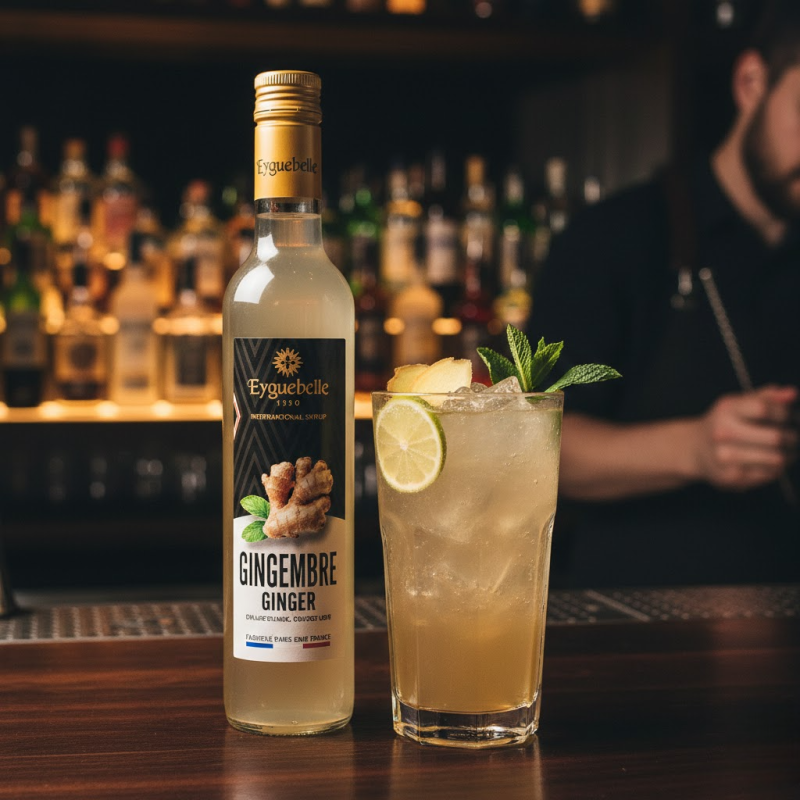 Sirop Eyguebelle goût gingembre - 0.5 L
