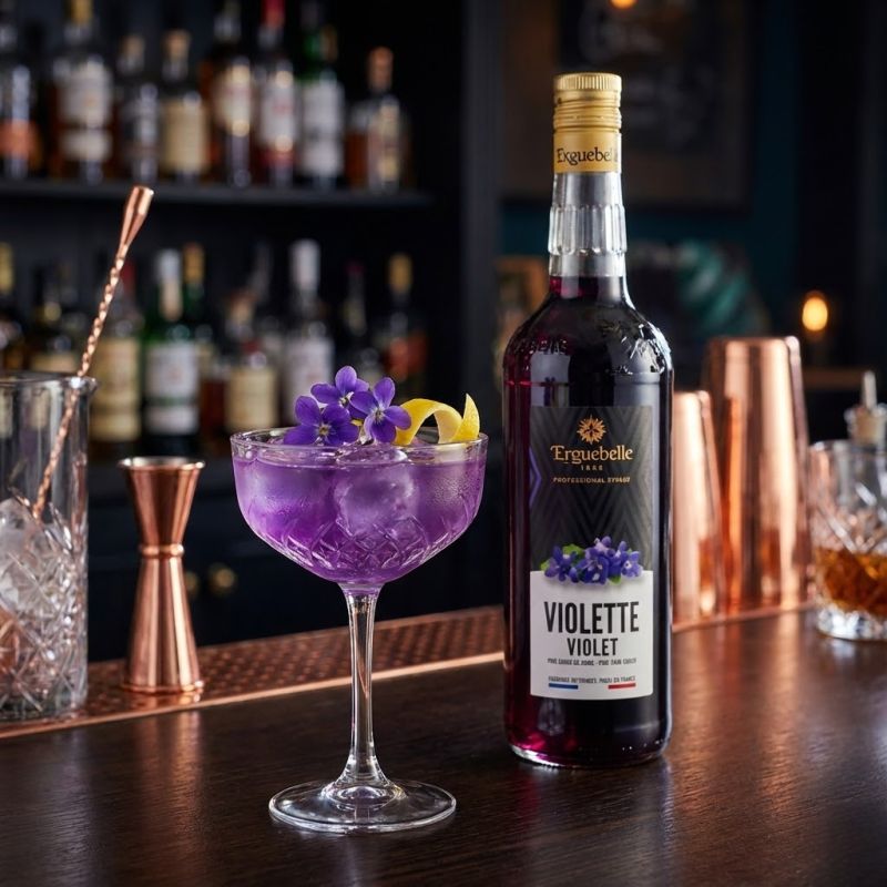 Eyguebelle siroop met violetsmaak - 1 L