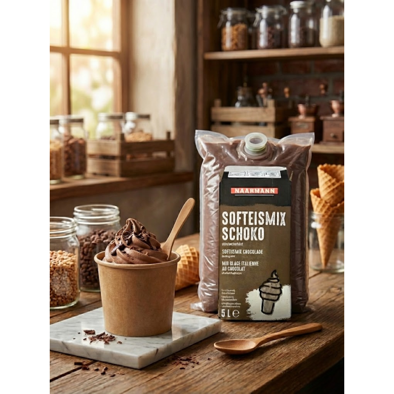 Mix soft ice liquide chocolat - 5,5KG