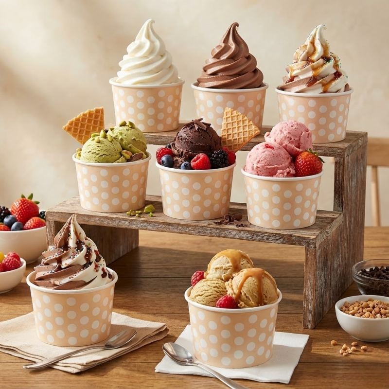 Pot à glace carton 200 ml - 1.000 pc