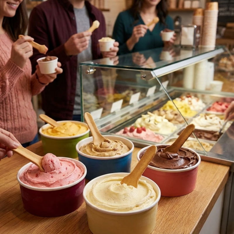 Cuillères pelles comestibles Ecopoon