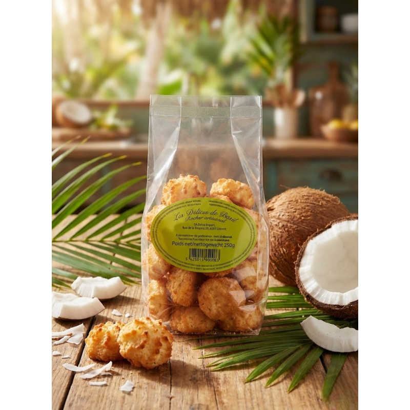 Rocher coco Les Délices de Basil 8 x 250 g