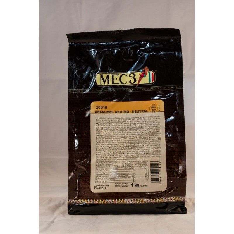 Neutrale basispoeder voor granita - 1 kg