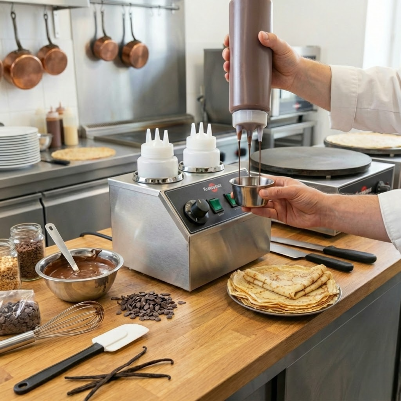 Dubbele Chocoladeverwarmer | Gratis levering