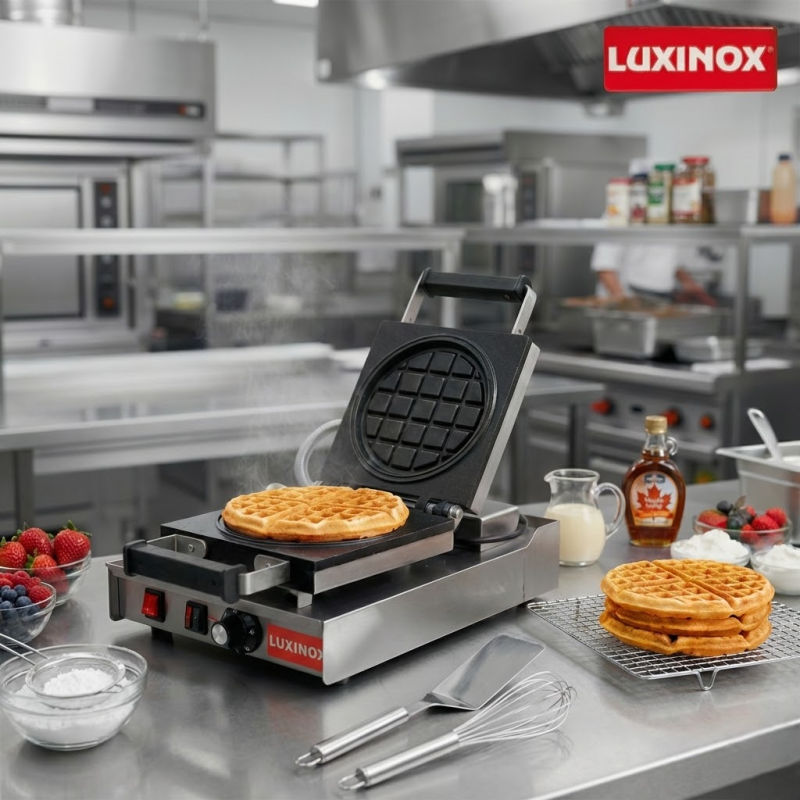 Luxinox eenvoudige Pizzawafelijzer | Gratis Bezorging