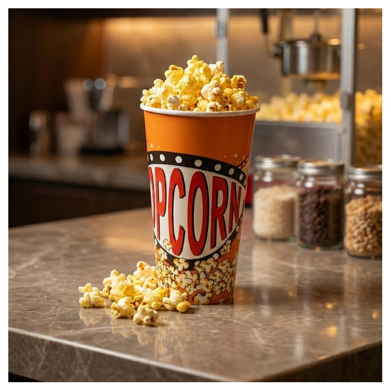 Popcorn bakjes - Klein - 300 stks