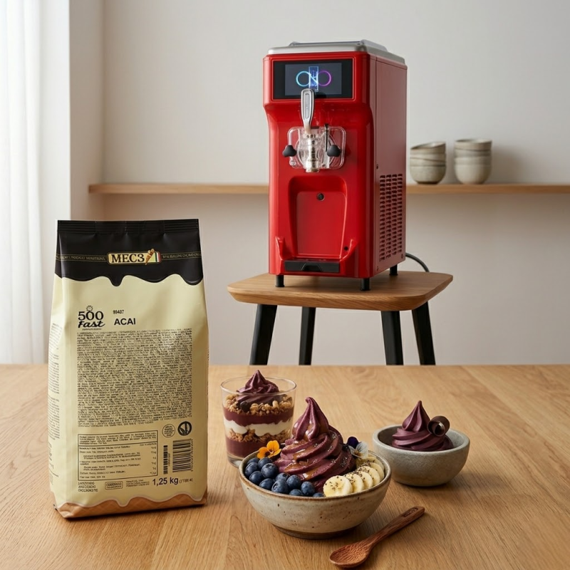 MEC3 Mix pour glace goût Açaï 500 - 1,25 kg