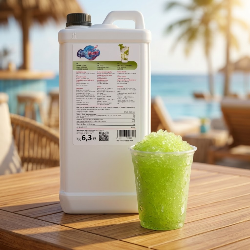 Sirop pour granita parfum mojito 5L