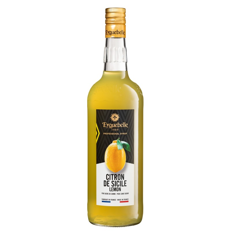 Sirop Eyguebelle goût citron de sicile - 1 L